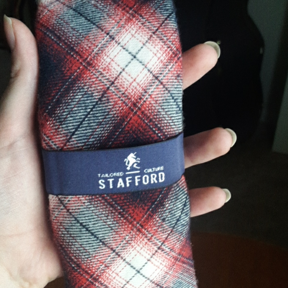 👔 Stafford Flannel Plaid Tie